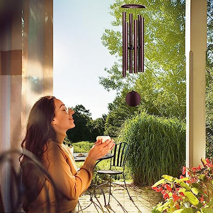 Wind Chimes Outdoor Deep Tone, 45 in Large Wind Chimes for Outside, Wind Chime Gifts for Mother's Day/Housewarming/Christmas
