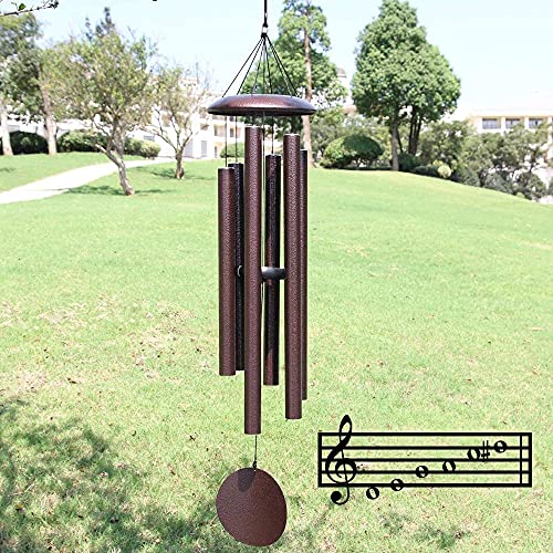 ASTARIN Wind Chimes Outdoor Deep Tone - size: 45" Bronze