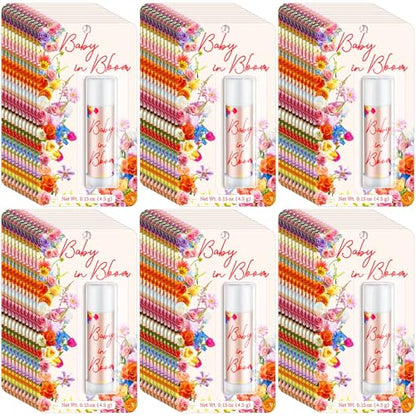 30 Pack Baby in Bloom Party Gifts Baby Shower Games Prizes Bulk Lip Balms Favors for Winners Adults Guests Gender Reveal Favors Decorations Souvenirs Gift Bags Stuffers - style: Baby in Bloom