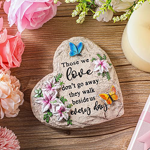 Jetec 6 Inch Memorial Garden Stepping Stone Sympathy Gift Loved One Loss - size: 6 Inch