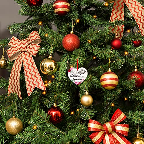 SICOHOME Memorial Ornament for Grandma, I Have an Angel in Heaven Keepsake - Sympathy Gifts for Loss of Grandmother - Comforting Bereavement Gift with Gift Box - Memorial Christmas Ornament