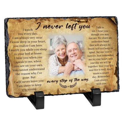 Personalized Memorial Picture Frame, Gifts for Loss of Loved One | Custom Photo & Name Sympathy Stone Frame, Customized Bereavement Condolence Gifts for Loss of Dad Mom Husband Wife Son - color: Style 3