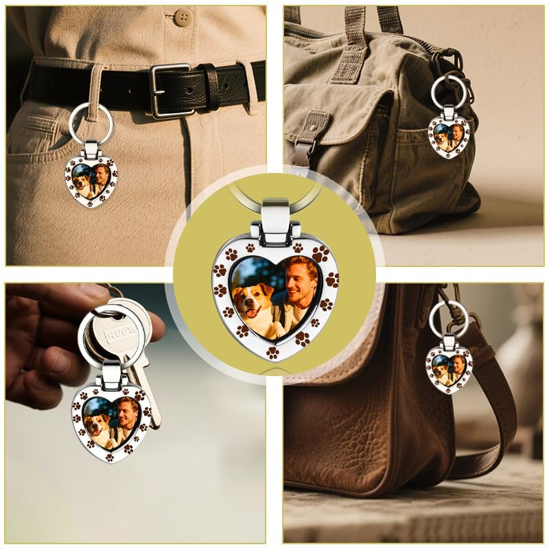 Unique Engraved Photo Frame for Women Men - color: Silver7