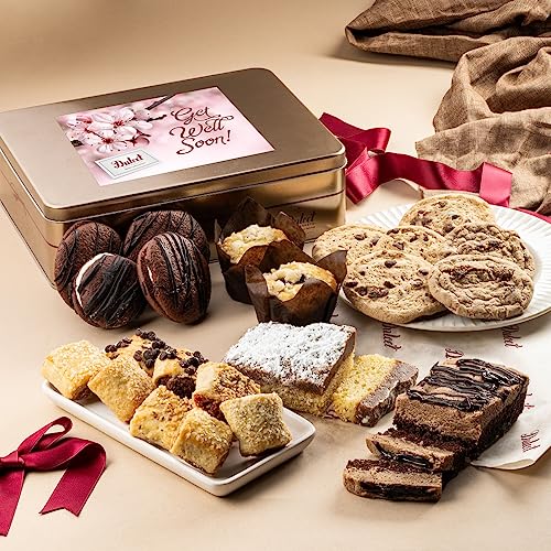 Get Well Soon Gifts For Men Food Gift Baskets Gourmet Get Well Soon Gift Baskets For Women, Men, Mom, Dad, Daughter, Family, Friends, Him, and Her Food Gifts By Dulcet Gift Baskets - color: Get Well