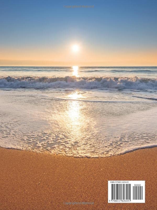 A Celebration of Life: Beach Themed Cover - Funeral Guest Book