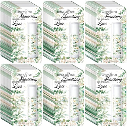 30 Pack Sage Green Baby Shower Games Prizes Party Gifts Bulk Lip Balms Favors for Winners Adults Guests Gender Reveal Favors Decorations Baby Shower Souvenirs Gift Bags Stuffers - style: Sage Green