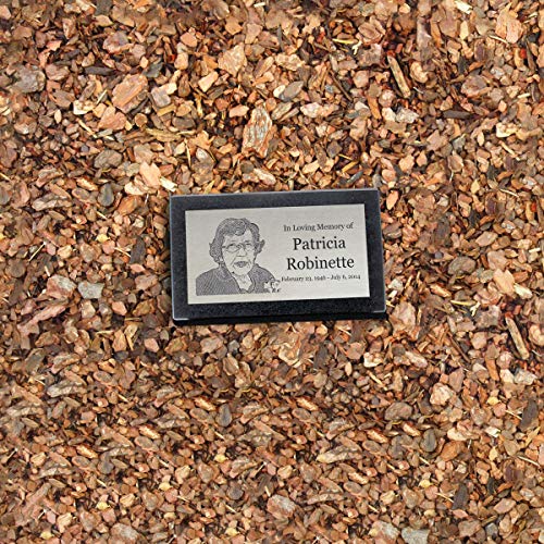 PlaqueMaker Stainless Steel and Granite Memorial Headstone - Markers for Lost Family Members, Infants, Loved Ones, Friends, Dogs, Cats, and Other Family Pets. (7 x 4 x 2) - size: 7 x 4 x 2"