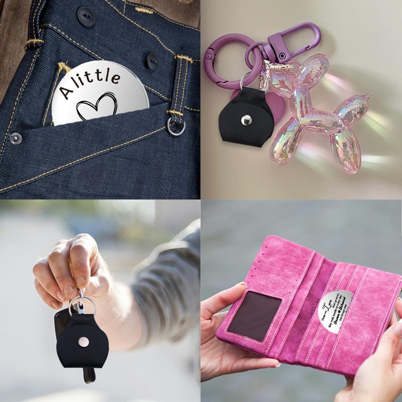 Memorial Gifts for Loss of Loved One Sympathy Pocket Hug Token Gifts for Dad Mom Friends Remembrance Bereavement Gifts for Women Men Thinking of You Gift Ideas Those We Love Don't Go Away Keychain