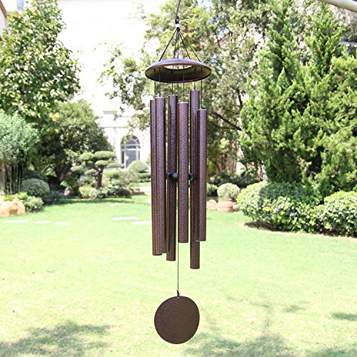 ASTARIN Wind Chimes Outdoor Deep Tone - size: 45" Bronze