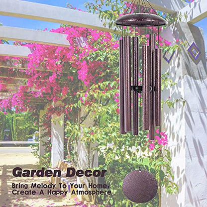 ASTARIN Wind Chimes Deep Tone, 36 Inch Large Metal Windchimes Outdoor - size: 36" Bronze