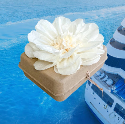 Biodegradable Water Burial Urn Kit - Cruise Approved | Ocean Ashes Scattering Ceremony with Certificate | Eco-Friendly Memorial Urn. (Medium) - size: Medium