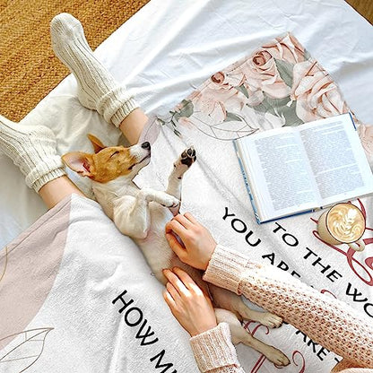 Gifts for Mom from Daughter, Mom Birthday Gifts Blanket 60"x50", Mother Gift from Son, Moms Gift Ideas for Mother's Day Christmas Anniversary Valentines Day, to My Mother Throw Blankets - color: Mother Gifts