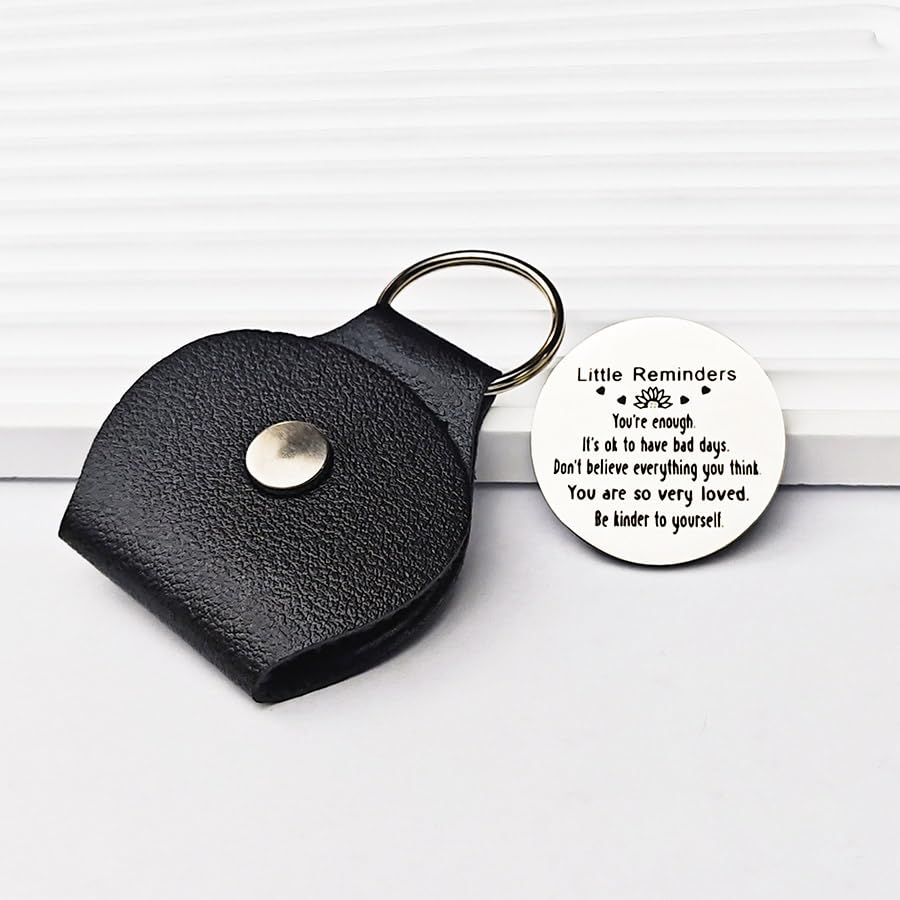 RFTWXHPN Long Distance Relationship Friendship Gifts for Women Men Pocket Hug Tokens Christmas Gift for Boyfriend Girlfriend - color: Little Reminders You Are Enough