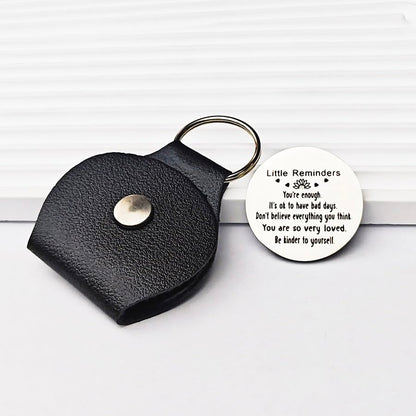 RFTWXHPN Long Distance Relationship Friendship Gifts for Women Men Pocket Hug Tokens Christmas Gift for Boyfriend Girlfriend - color: Little Reminders You Are Enough