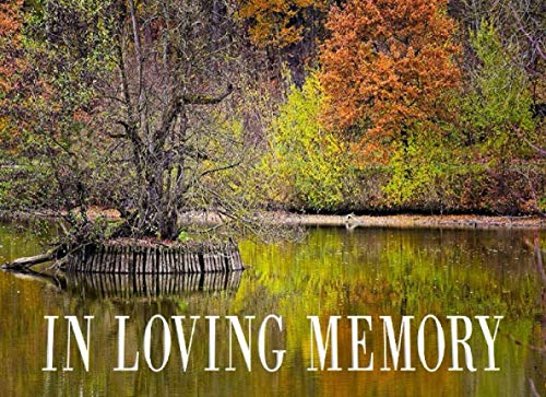 In loving memory: funeral guest book: Guest Book for funeral arrangements and Memorial Services, funeral service program, Keepsake, Remembrance Book ... 6 Glossy Cover Premium Graphics design V 9.0