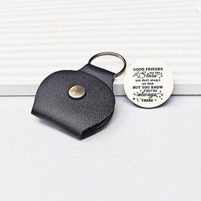 RFTWXHPN Long Distance Relationship Friendship Gifts for Women Men Pocket Hug Tokens Christmas Gift for Boyfriend Girlfriend - color: Good Friends Are Like Stars