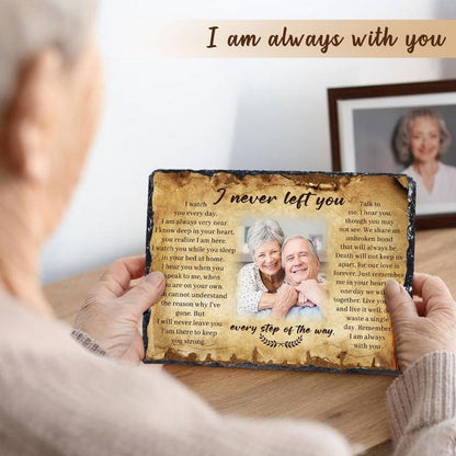 Personalized Memorial Picture Frame, Gifts for Loss of Loved One | Custom Photo & Name Sympathy Stone Frame, Customized Bereavement Condolence Gifts for Loss of Dad Mom Husband Wife Son - color: Style 3