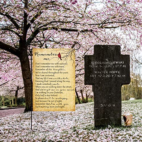 Unittype Cardinal Memorial Garden Flag 12x18 Inch Double Sided Cemetery