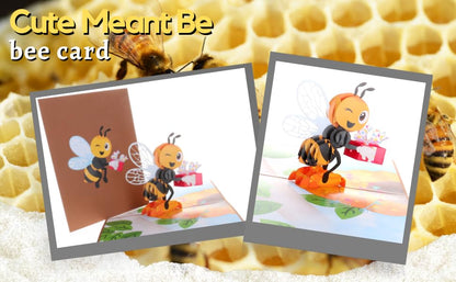 iGifts And Cards Happy Bee-Day 3D Pop-Up Card - Funny Birthday Present 6x8 | Honey Bee Design, Beehive Theme, Thinking of You, Mother's Day Greeting, Wife, Spouse, Valentine's Keepsake, Fun Celebration - color: Birthday Bee