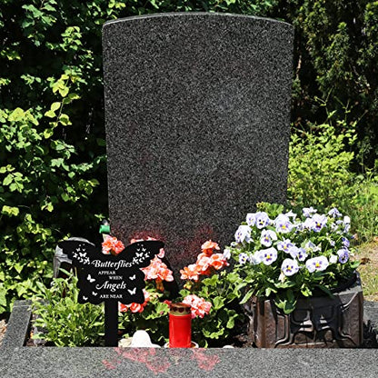 Roowest Grave Decoration for Cemetery Grave Marker for Memorial,Sweet Style