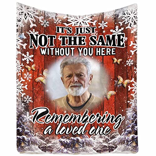 InterestPrint Custom in Loving Memory Blanket It's just not The Same Without You here Bed Throws Light Blanket - color: Multi 21, size: 30 x 40 Inches