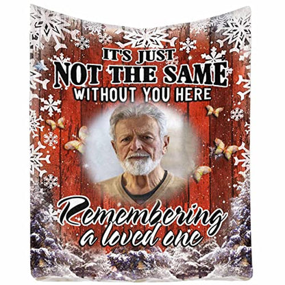 InterestPrint Custom in Loving Memory Blanket It's just not The Same Without You here Bed Throws Light Blanket - color: Multi 21, size: 30 x 40 Inches