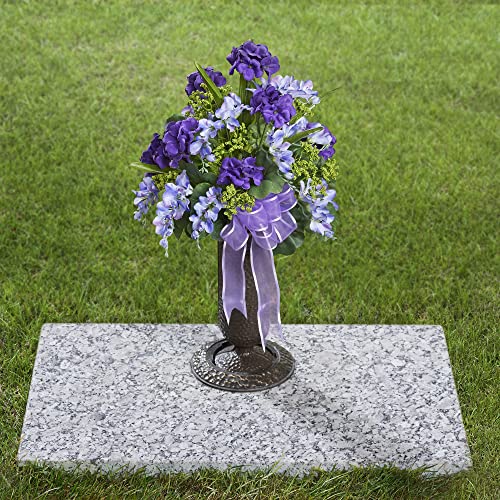 FloraCraft FloraFōM Memorial Vase Insert 3.25 Inch x 6 Inch Green - size: 6" x 3" x 2.625"