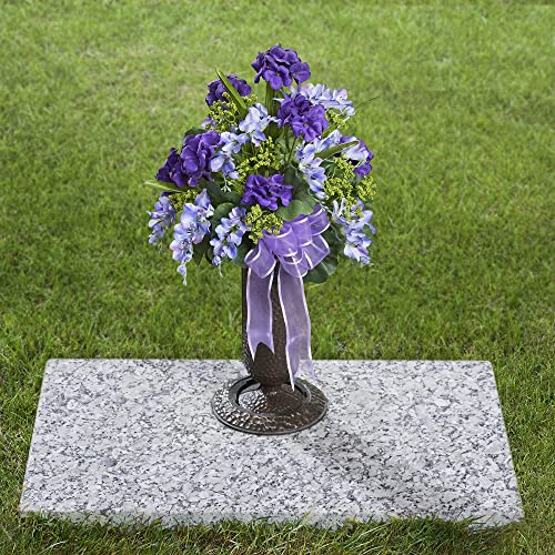 FloraCraft FloraFōM Memorial Vase Insert 3 Inch x 6 Inch Green - size: 6" x 3" x 2"