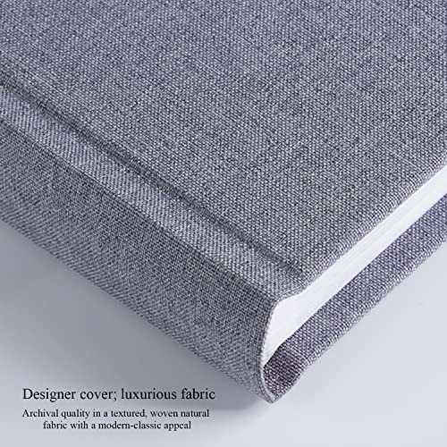 1DOT2 Small Photo Album 4x6, Hold 60 Photos with Memo, Grey - color: Grey, size: 4x6