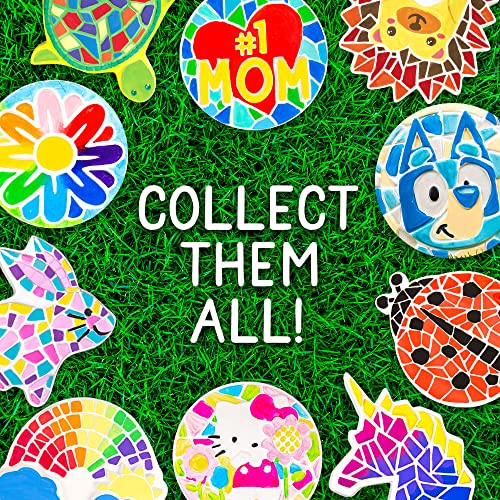 Creative Roots Paint Your Own #1 MOM Stepping Stone, Craft Kits for Kids, Ceramics to Paint, Ages 6+ - style: #1 Mom