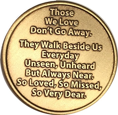 RecoveryChip In Loving Memory Cross Rose Medallion Memorial Bereavement Token Those We Love