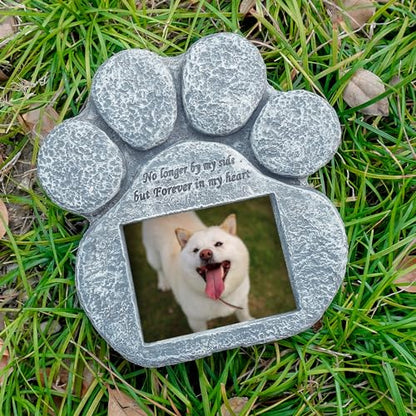 EXPAWLORER Dog Memorial Gifts for Loss of Dog | Pet Memorial Stone Gifts Picture Frame, Headstone Grave Markers with Sympathy Poem Remembrance Tombstone Keepsake