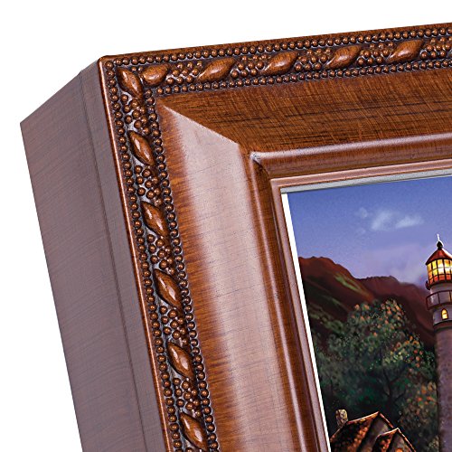 Cottage Garden I Am The Light Woodgrain Inspirational Traditional Music Box Plays How Great Thou Art