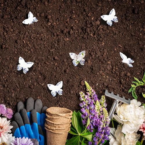nulala 20Pack Butterfly Plantable Seed Paper Cards - Handmade Paper Card Embedded Wildflower Seeds - Eco-Friendly Cards for Wedding Favors, Gift Wrapping, Scrapbooking,Celebration of Life - size: P21
