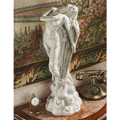 Design Toscano Ascending Angel Garden Statue, Medium, Antique Stone - style: MEDIUM ASCENDING
