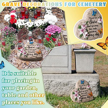 Jetec 6 Inch Memorial Garden Stepping Stone Sympathy Gift Loved One Loss - size: 6 Inch