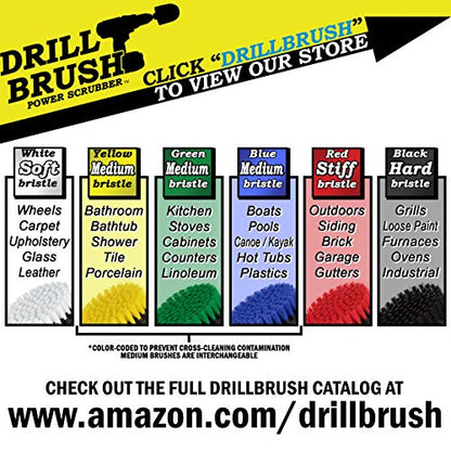 Outdoor Cleaning Brushes - Stiff Bristle Deck Scrubbing Brush - Siding - color: Red