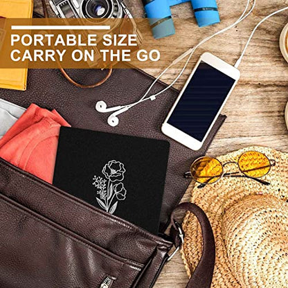 Lanpn Photo Album 4x6 50 Pictures 2 Packs, Small Mini Capacity Linen Photo Book Sets, Each Pack Holds 100 Top Loader Vertical Only Picture for Kids Boy Girls Black - color: Black, size: 50 Pockets/2PK