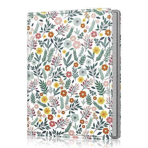 Fintie Photo Album 5x7 Photos, 52 Pockets Small Capacity Wallet Albums Book | Vegan Leather Cover, 5X7 Picture Keepsakes, Family/Wedding/Travel Memory Book, For Boys Girls Art Work, Spring Bloom - color: Spring Bloom