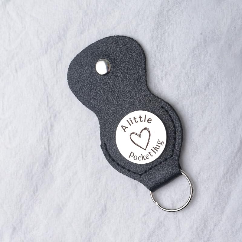 Pocket Hug Token for Women Mom Friend Birthday gifts for Her Him Long Distance Gifts for Men Dad Son Inspirational Keychain - color: Wishing You Strength