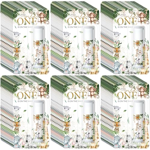 30 Pack Safari Baby Shower Games Prizes Party Gifts Bulk Lip Balms Favors for Winners Adults Guests Gender Reveal Favors Decorations Green Baby Shower Souvenirs Gift Bags Stuffers - style: Safari