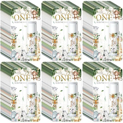 30 Pack Safari Baby Shower Games Prizes Party Gifts Bulk Lip Balms Favors for Winners Adults Guests Gender Reveal Favors Decorations Green Baby Shower Souvenirs Gift Bags Stuffers - style: Safari