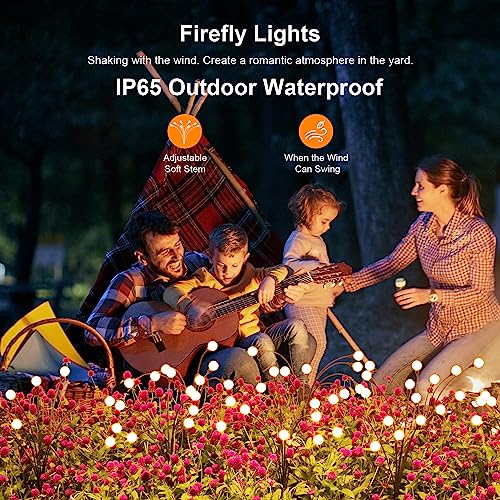 ASMAD Solar Lights Outdoor(4 Pack-32 LEDs),Solar Garden Lights,Fairy Lights - color: 4 Pack-32 LEDs