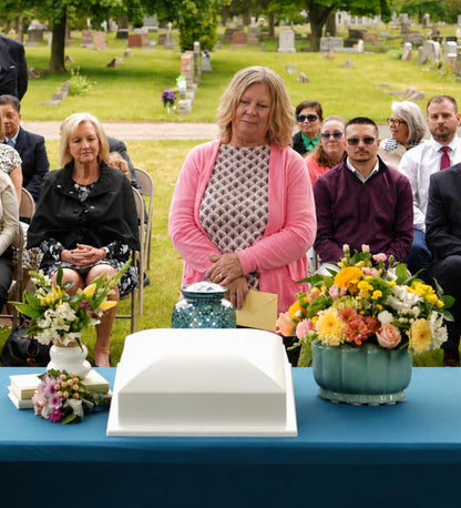 Recycled Urn Vault for Underground Burial | Fortified Container to Cremation Urns for Cemetery and Ground Burials | Made in The USA and Responsibly Manufactured (Regent, Carbon) | Underground Burial, Fortified Container for Cremation Urns, Cemetery and Gr