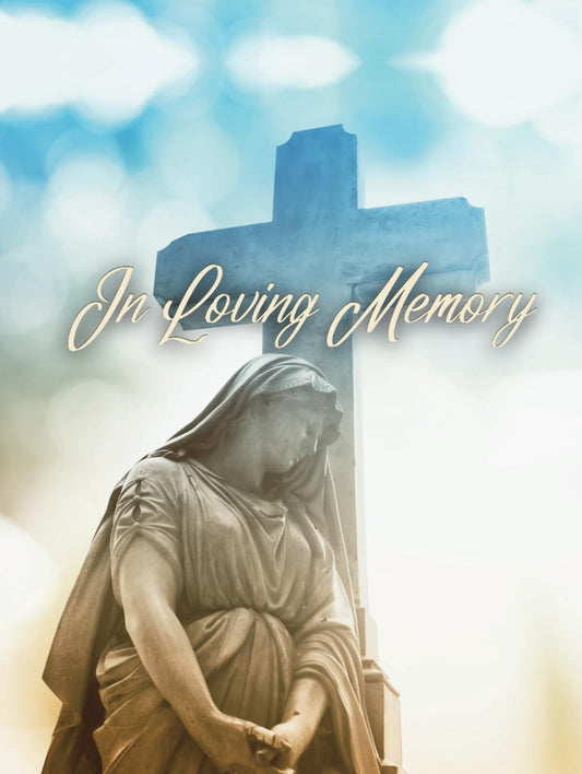 Guest Book: Funeral Registry Book, Memorial Service Guest Book, Registration Book for Funeral, In Loving Memory, Mother Mary Cover Design