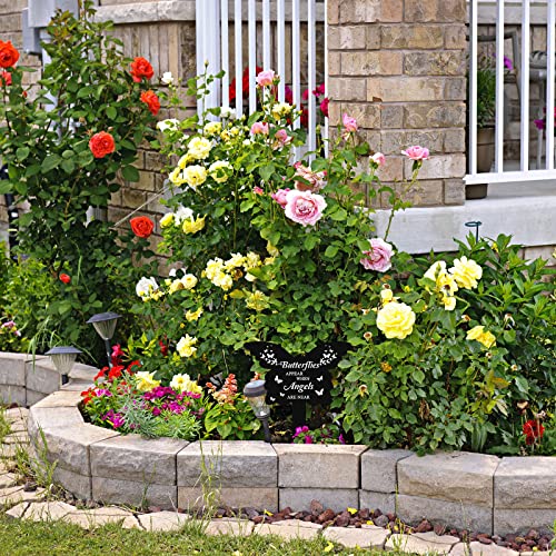 Roowest Grave Decoration for Cemetery Grave Marker for Memorial,Sweet Style