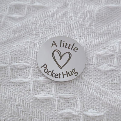 RFTWXHPN Pocket Hug Token Gift Keychain Christmas Birthday Gifts Long Distance Relationship Hug Tokens Keepsake Pocket Hugs - color: To My Girl Wherever Your Journey
