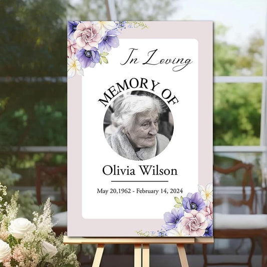 CALLA DECORGIFTS Memorial Decorations for Celebration – Elegant and Customizable Pieces for Life Tribute Events, Funeral Receptions, or Remembrance Gatherings - color: Version9