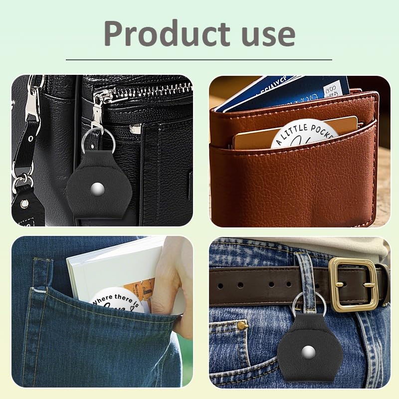 YALLNASL Grandma Aunt Mom Mothers Day Gift for Women Wife Grandpa Uncle Dad Fathers Day Presents for Men Husband Pocket Token - color: Love and Life