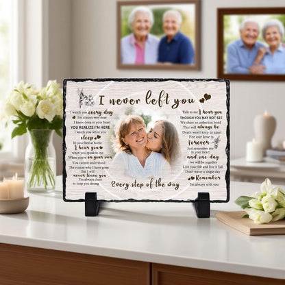 Personalized Memorial Picture Frame, Gifts for Loss of Loved One | Custom Photo & Name Sympathy Stone Frame, Customized Bereavement Condolence Gifts for Loss of Dad Mom Husband Wife Son - color: Style 5